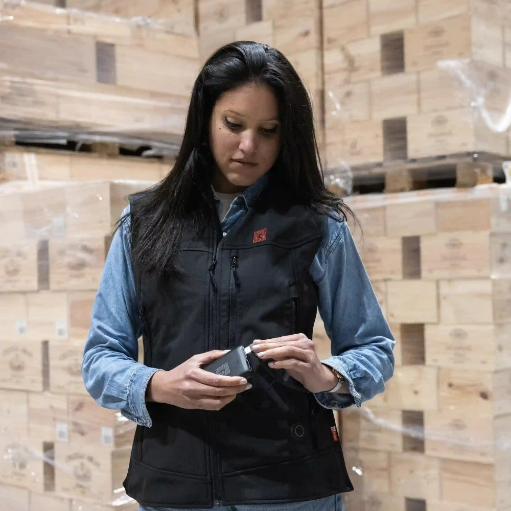 Doudoune sans manches femme porté