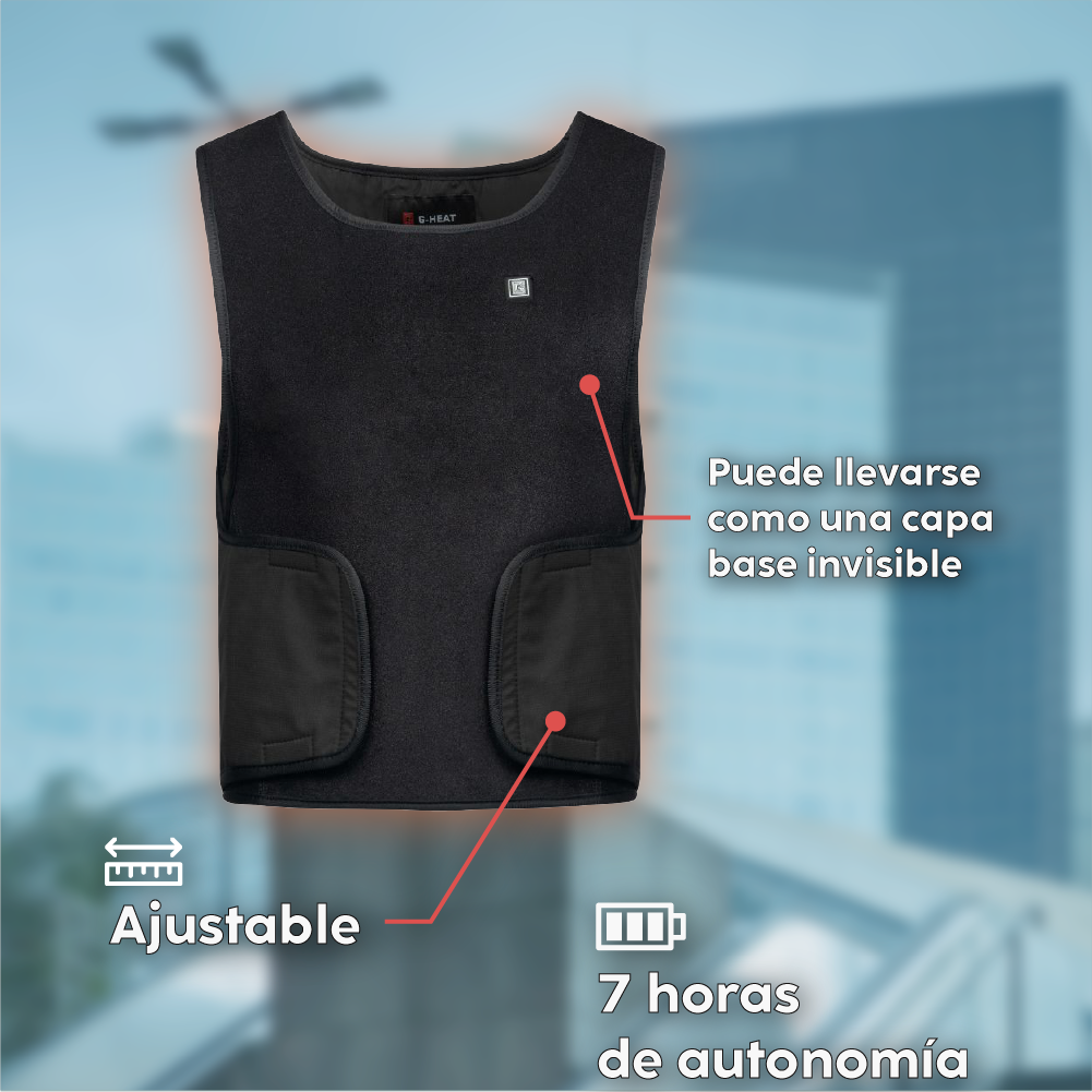 Gilet chauffant atouts produits
