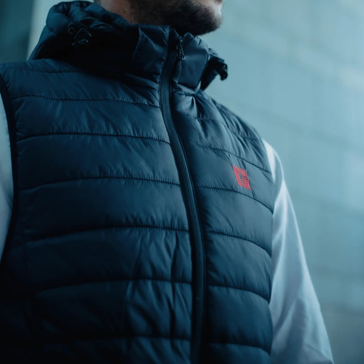 Doudoune sans manches chauffante