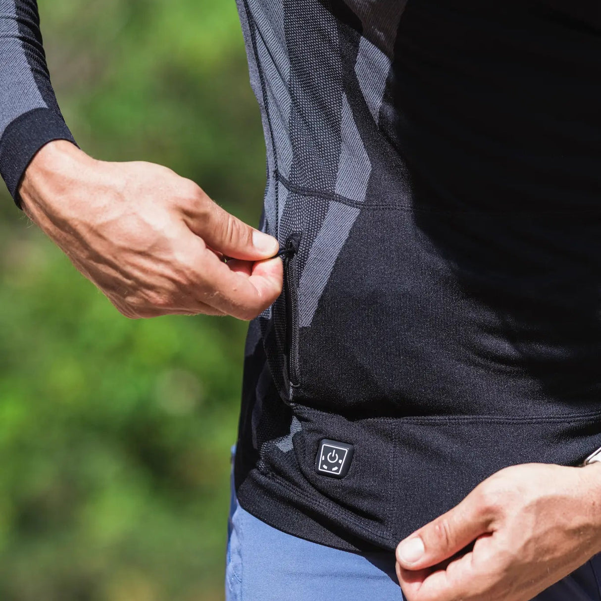 T-shirt chauffant seamless