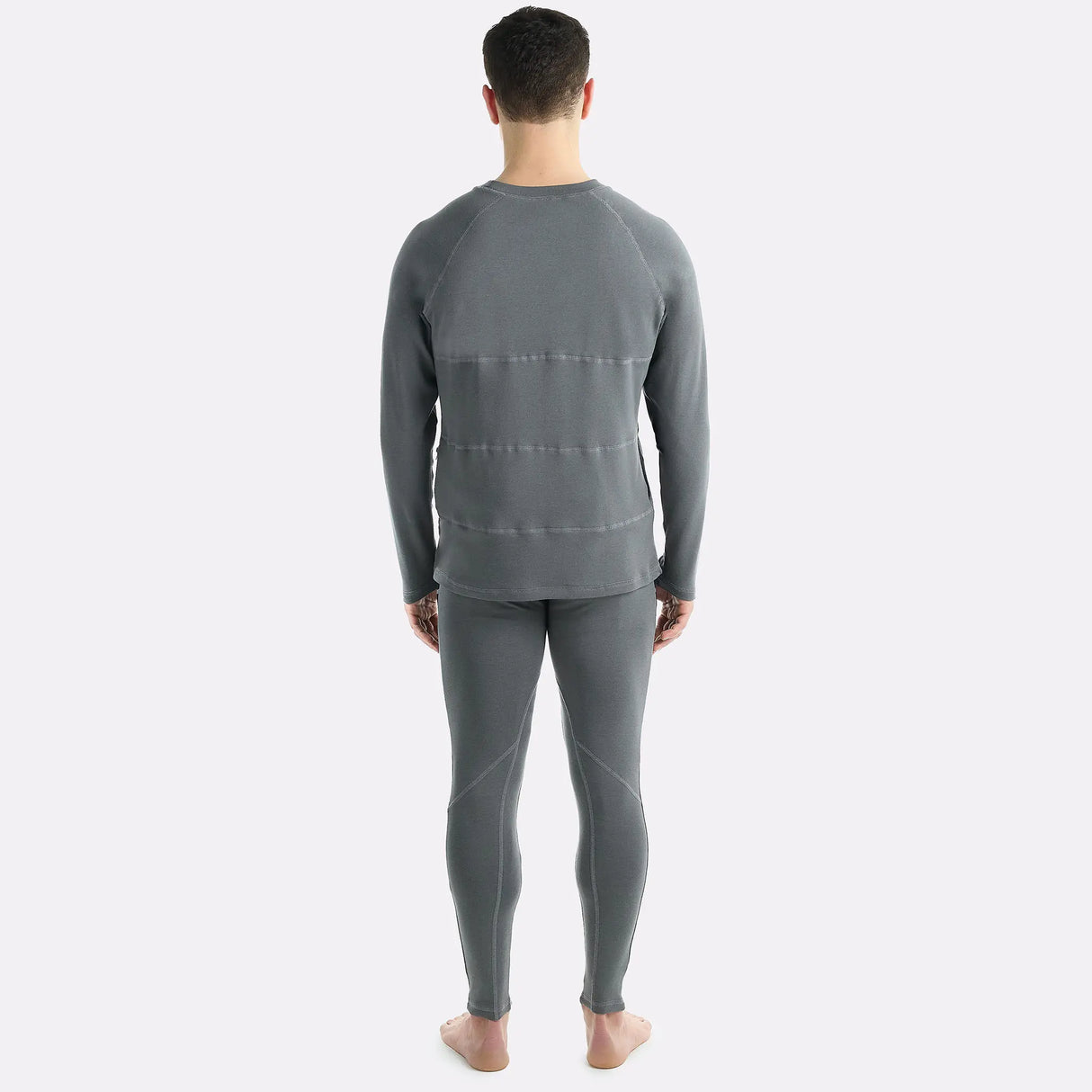 Sous vetement ensemble chauffant TOP et legging COZY G-Heat gris homme de dos