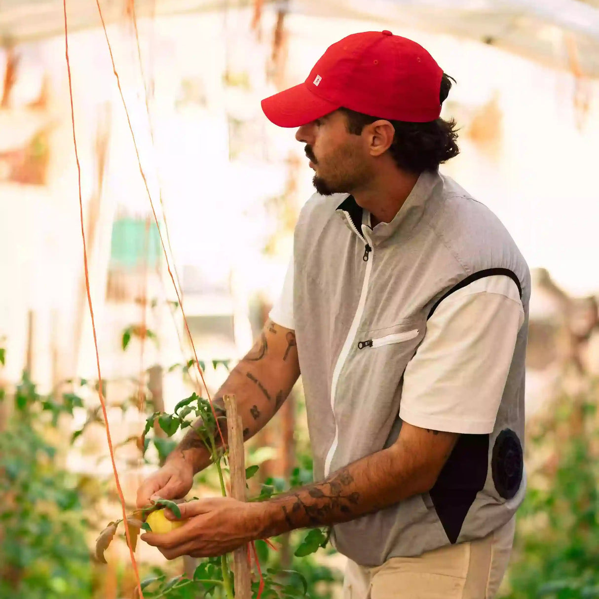 veste ventilée portée