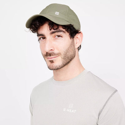 Casquette rafraichissante kaki côté