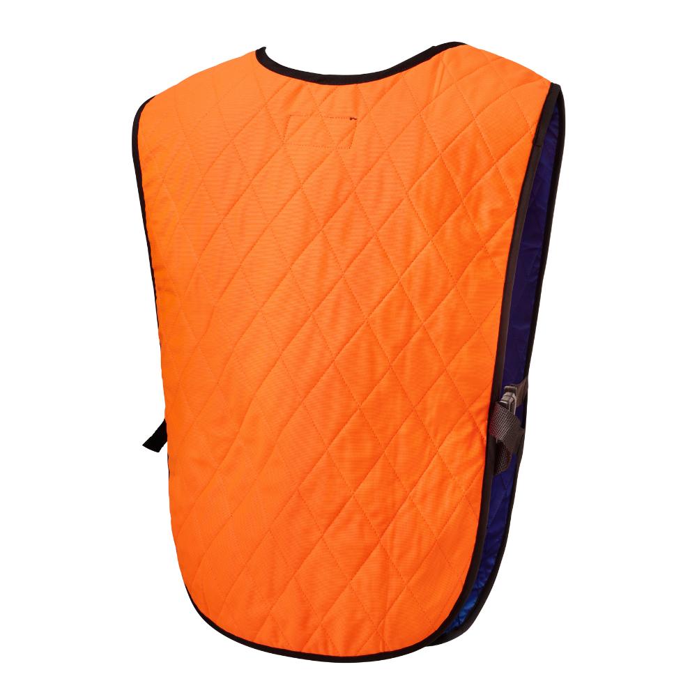 kühlende, verstellbare, orangefarbene Berufskleidung G-Heat Rücken