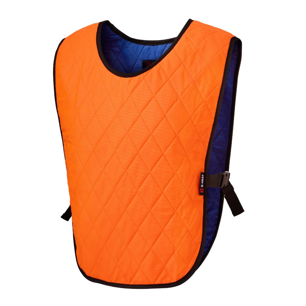 kühlende, verstellbare, orangefarbene Berufskleidung G-Heat