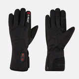 Gants vélo ACTIVE chauffant G-Heat noir de face et de dos