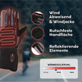 Gants vélo chauffants FLEX+