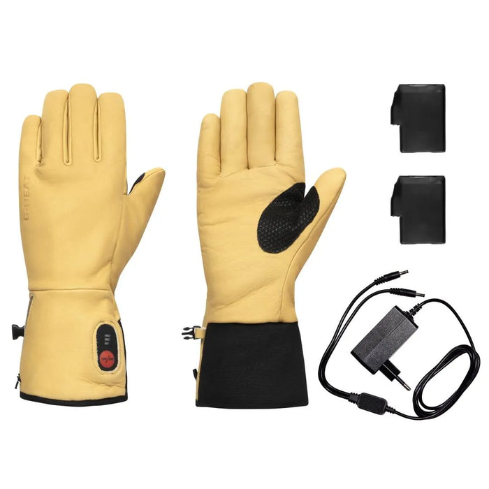 GANTS DE TRAVAIL CHAUFFANTS CUIR HYDROFUGE RENFORT GP01 G-HEAT