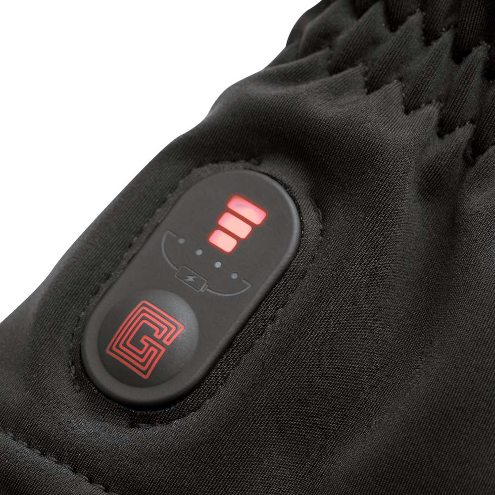 GL16 comfort+ multi-purpose heated gloves G-Heat button