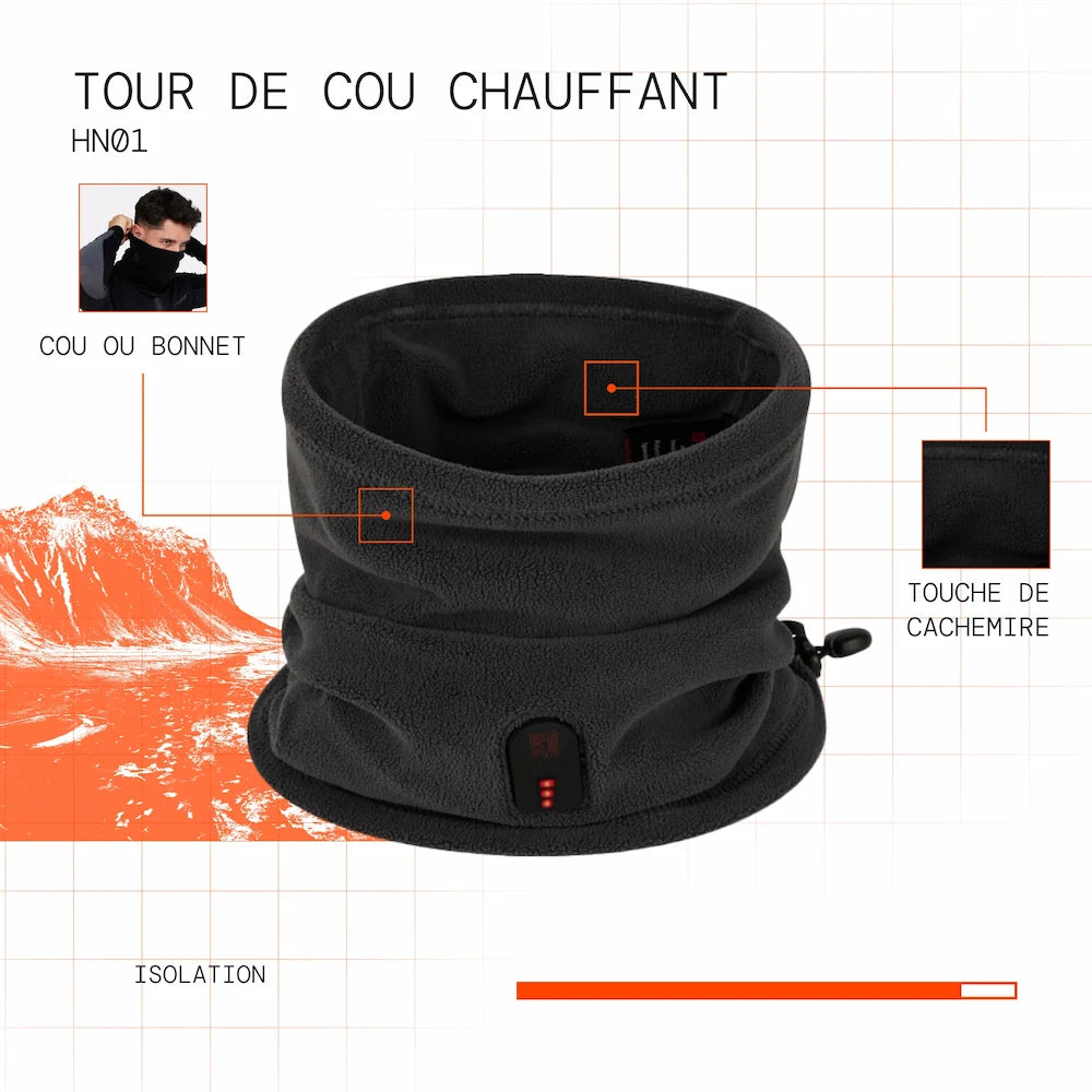 Tour de cou chauffant visuel atout fr