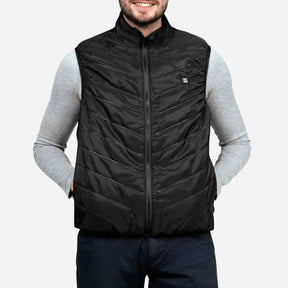 Veste sans manche chauffante G-Heat portée de face