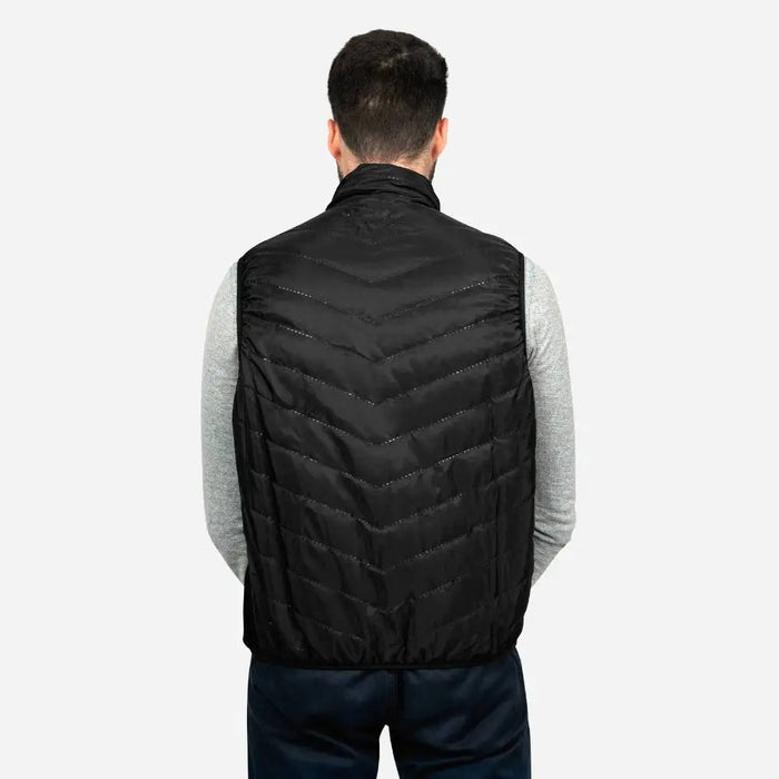 Heated sleeveless jacket G-Heat worn on the back