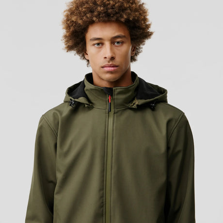 Veste chauffante déperlante kaki