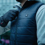 Doudoune sans manches chauffante