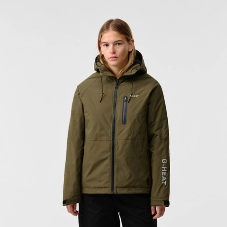 Parka Tech chauffante kaki