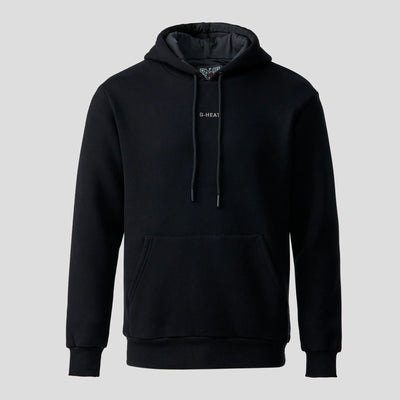 Hoodie sport chauffant face noir