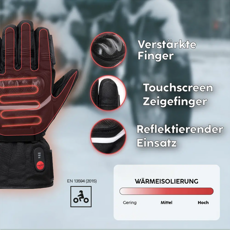 Atouts produit gants chauffants moto