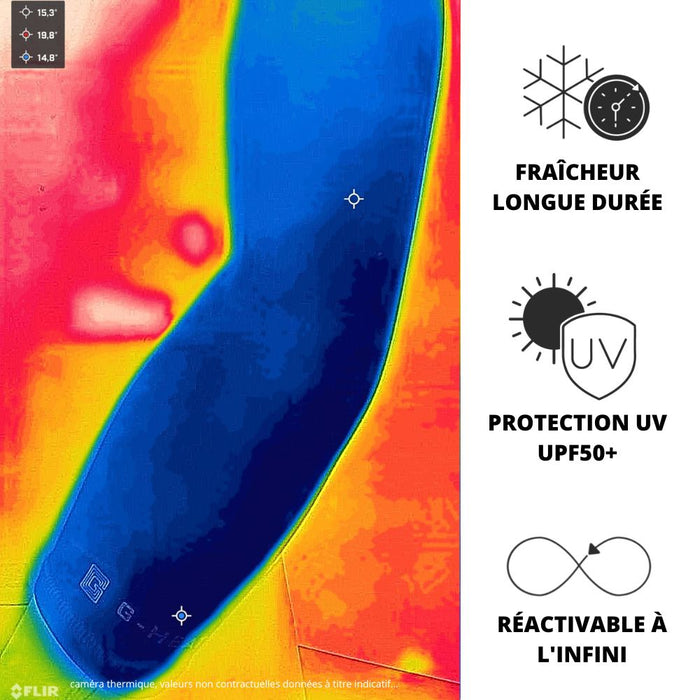 G-Heat©, manicotti di raffreddamento blu per termocamera