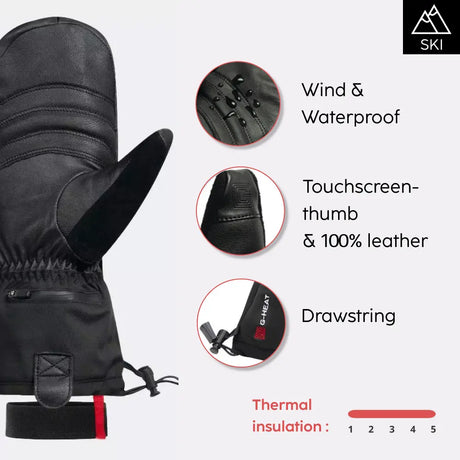 Moufles de ski chauffants G-Heat atouts produit
