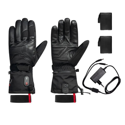 Guantes de esquí con calefacción, guantes térmicos para hombres y mujeres,  guantes de batería recargable de 7.4 V para esquí, senderismo