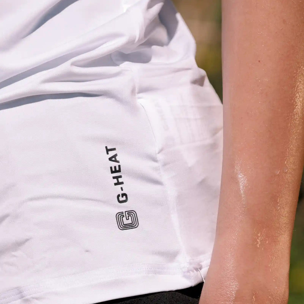 T-shirt rafraîchissant sport blanc logo