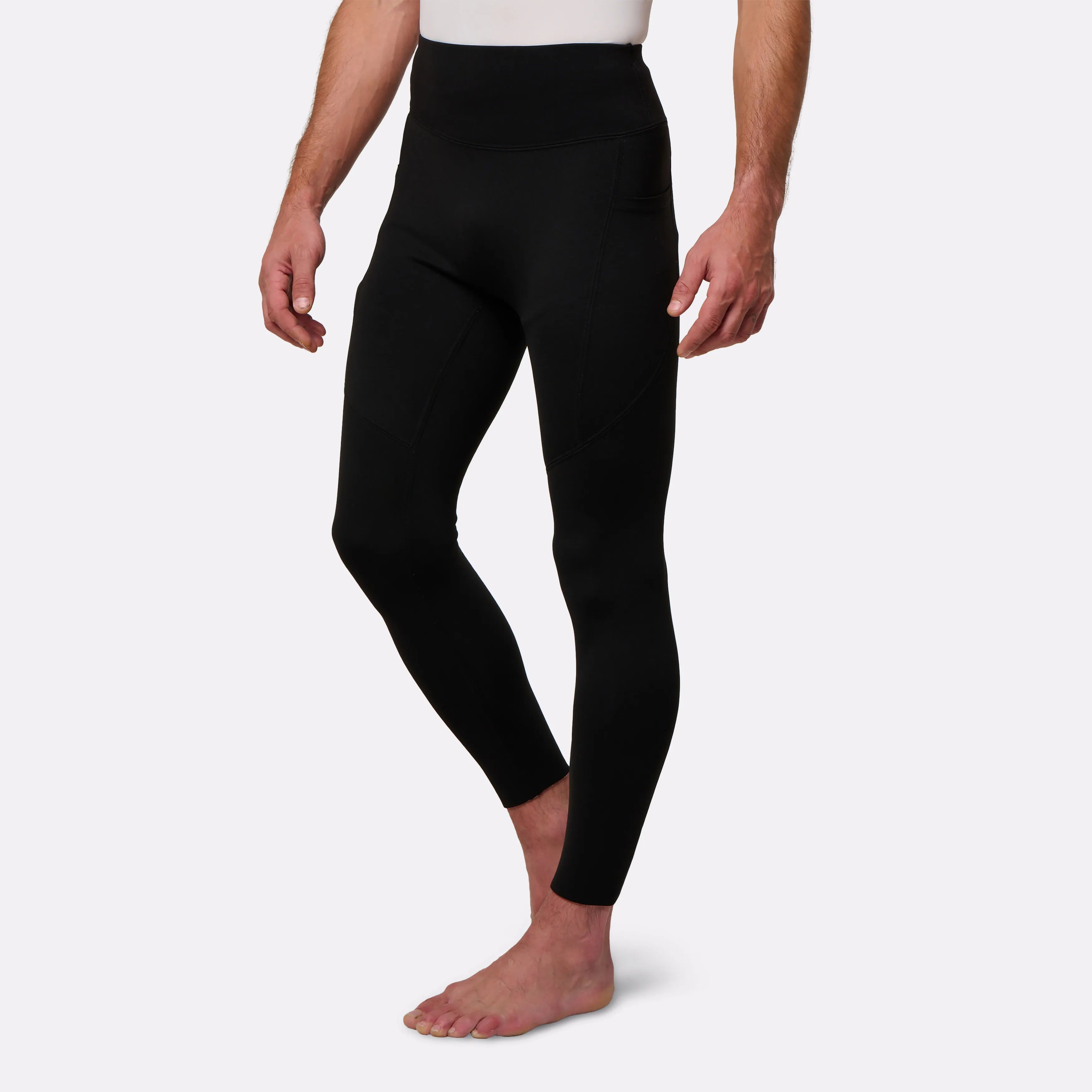 Legging Polaire Legging Sport Chaud Legging Thermal Noir Pour - Main Image