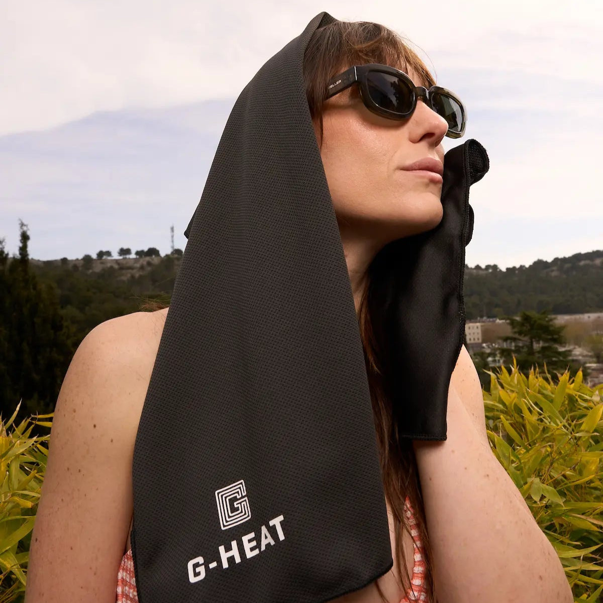 Serviette rafraîchissante noir G-Heat
