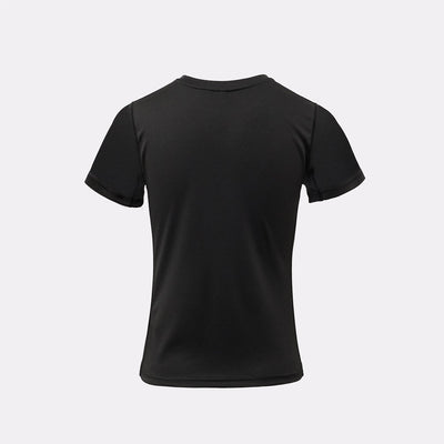 T-shirt rafraîchissant femme ajusté noir