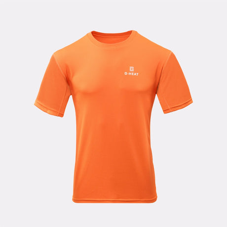 T-shirt rafraîchissant orange homme