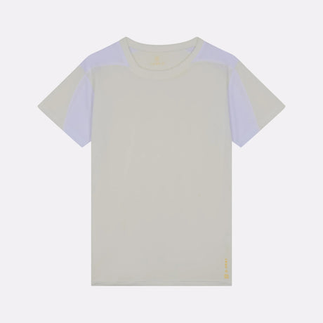 T-shirt sport rafraîchissant homme blanc de face