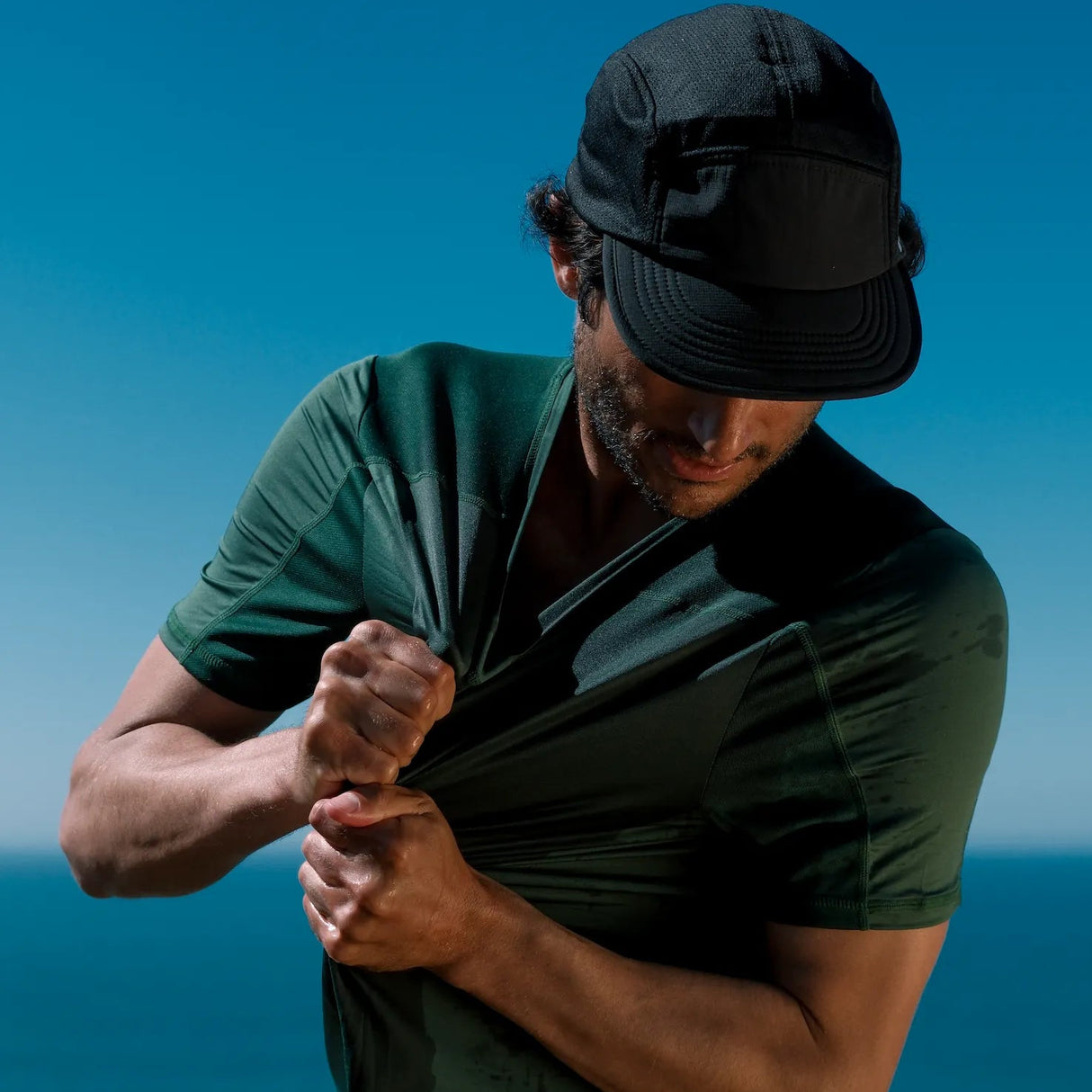 T-shirt rafraîchissant vert homme 