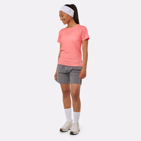 T-shirt sport rafraîchissant corail femme