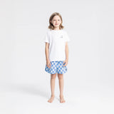 T-shirt rafraîchissant et anti UV enfant blanc de face