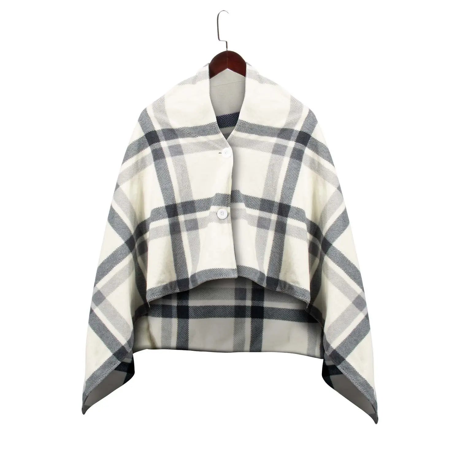 Heated plaid blanket G-Heat shawl