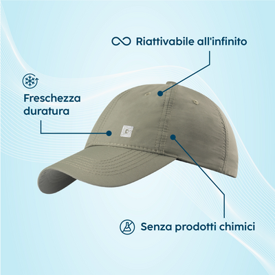 Casquette rafraîchissante atout produit