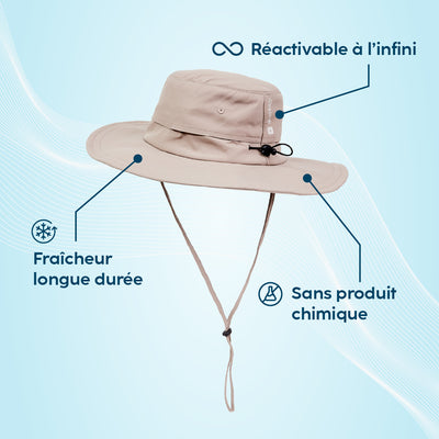 Atouts produits chapeau rafraichissant