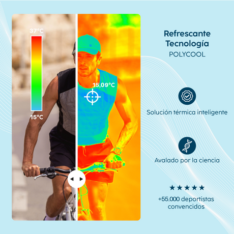 Caméra thermique gilet rafraîchissant