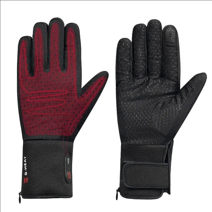 Gants chauffants imperméables, gants de moto chauffants à batterie