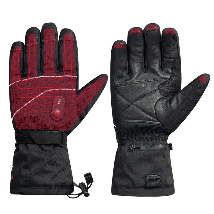 Heated ski gloves womens sales