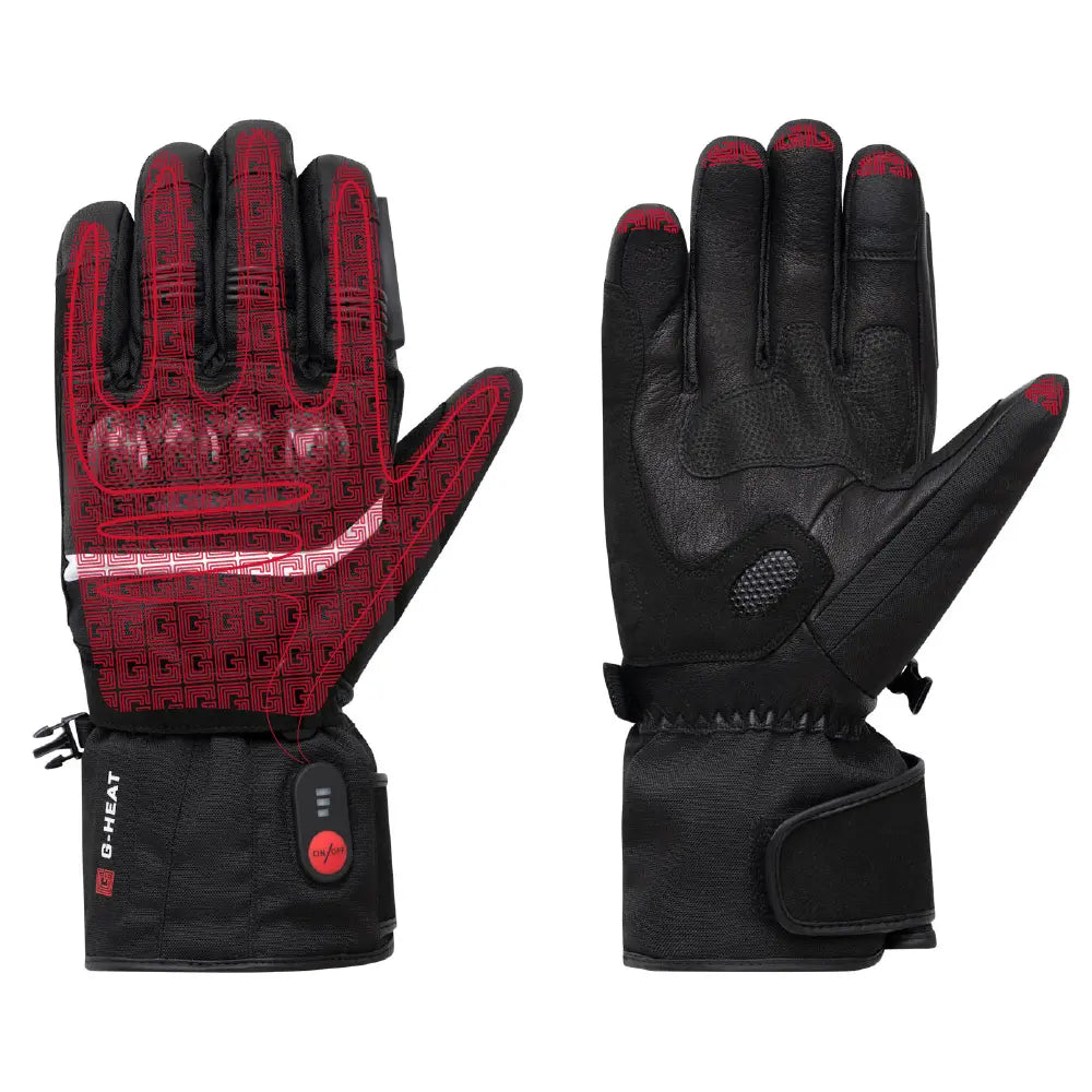 motorcycle gloves and heating zones
