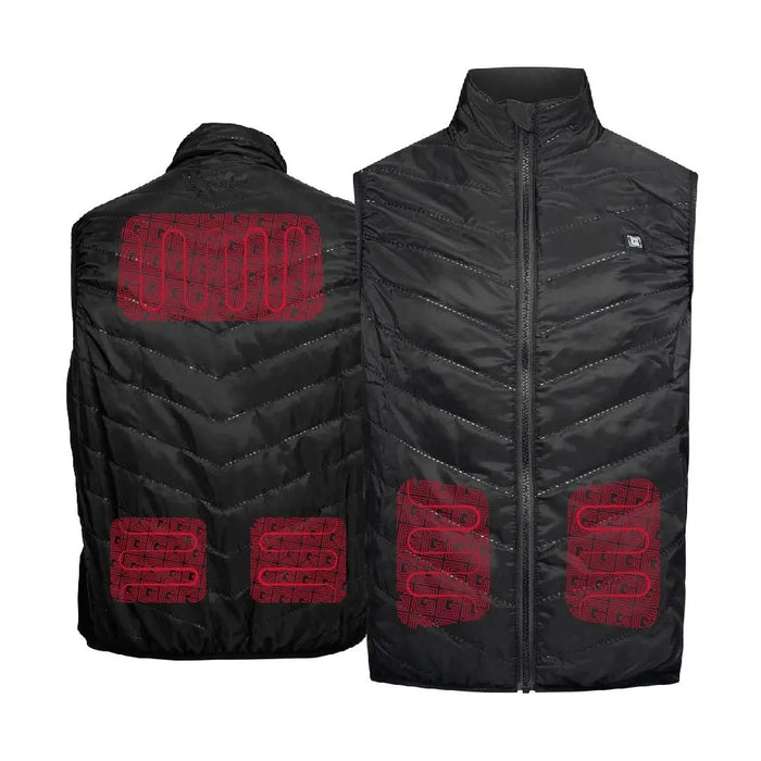 Chaqueta sin mangas calefactada G-Heat Zonas calefactoras HV02