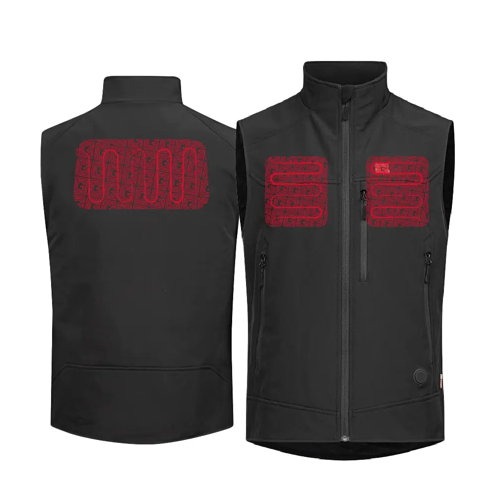 sleeveless vest and heating zones