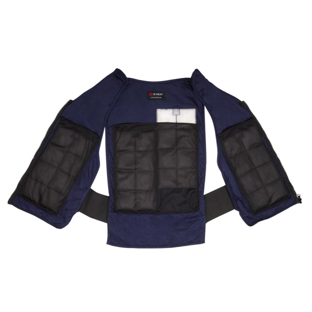 Gilet à packs réfrigérants ouvert | G-Heat®