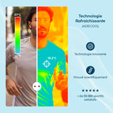T-shirt rafraîchissant homme caméra thermique