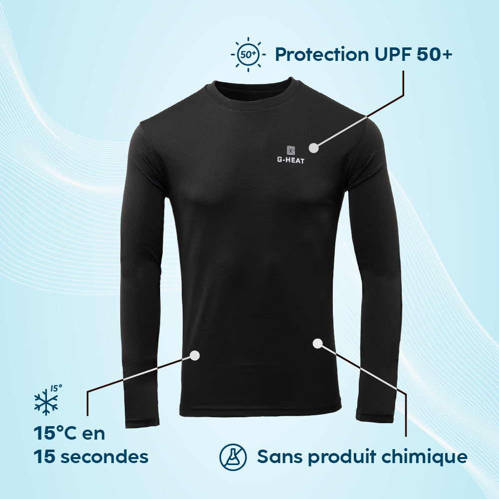 T-shirt rafraîchissant manches longues atouts produit