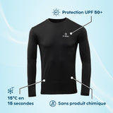 T-shirt rafraîchissant manches longues atouts produit