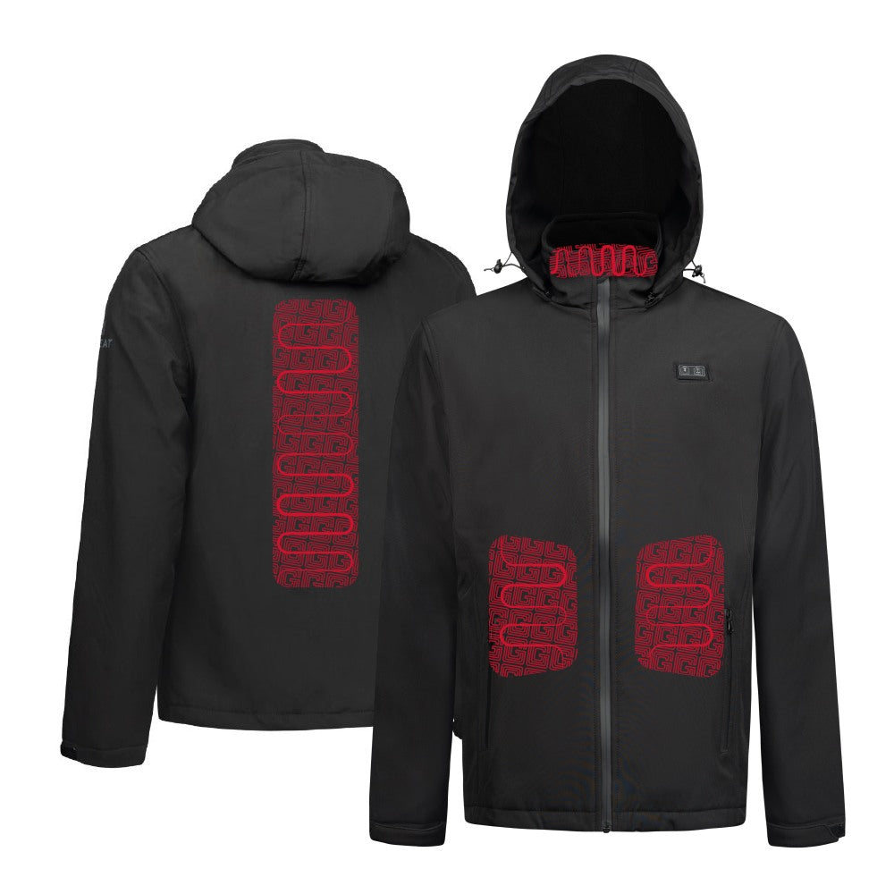 Heated softshell G-Heat with hood and long sleeves, heated zones