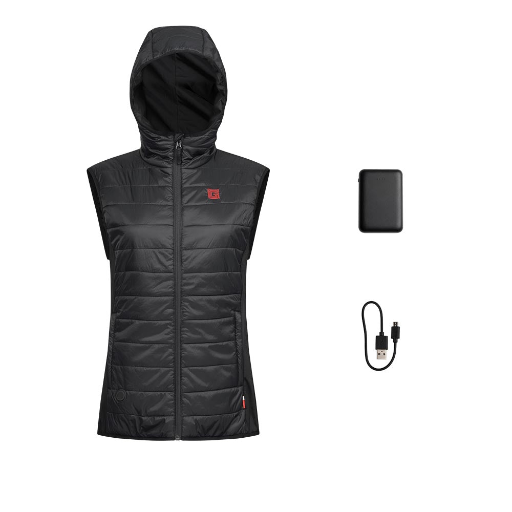 Femmes Et Hommes S Gilet Chauffant Veste Chauffante Légère Gilet Chauffant  Zip Batterie Non Incluse -bp