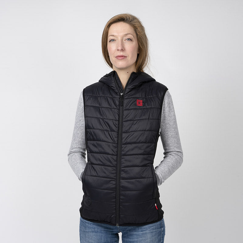 Chaqueta térmica sin mangas para mujer EVO G-Heat desgastada