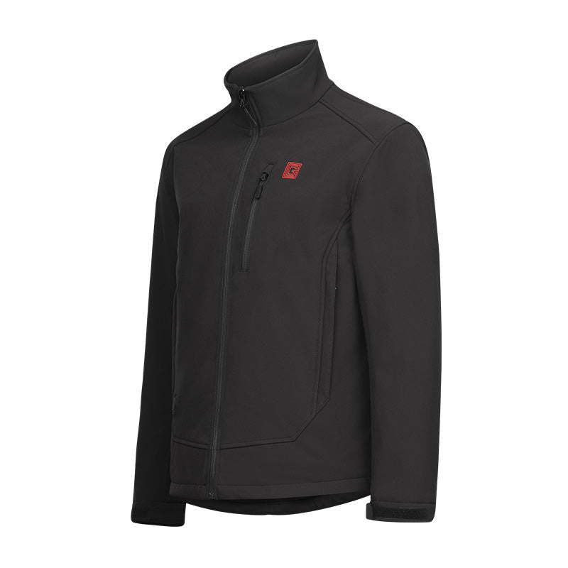 Chaqueta softshell calefactable para hombre G-Heat perfil izquierdo